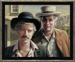 Butch Cassidy a Sundance Kid (50x40 cm,  s rmem 57x47 cm)