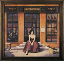 La Pensione (80x75 cm,  s rmem 100x95 cm)