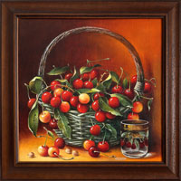 Ten v koku (30x30 cm, 38x38 cm s rmem)