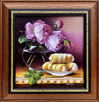 Zti s trubikami (18x19 cm, 27x28 cm s rmem)