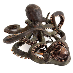 Velk souboj (bronz, 16x28 cm)