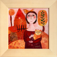 Milek (20x20 cm, 27x27 cm s rmem)