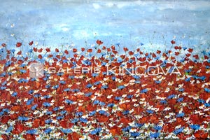 Pod letn oblohou (120x80 cm)