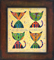 Strnka z Encyklopedie koek III (58x64 cm)