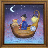 Kosmick jzda (30x30 cm, 36x36 cm s rmem)