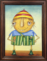 Milovnik zmrzliny (19x25 cm, 24x30 cm s rmem)