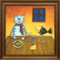 Spolecn veee (30x30 cm,36x36 cm s rmem)