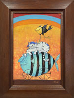 astn den s na rybkou (24x38 cm, 37x50 cm s rmem)