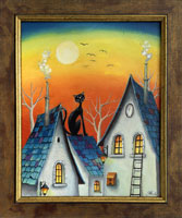 plnk nad mstem (24x30 cm, 30x36 cm s rmem)
