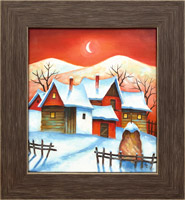 Zimn nlada (23x26 cm, 33x36 cm s rmem)