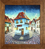 Kavrna v ulikch ticha (50x55 cm, 63x68 cm s rmem)