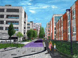 Zlin UTB - Letn rno (80x60 cm)