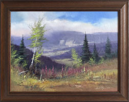 Na hebenu kopce  (39x29 cm, s rmem 48x38 cm)