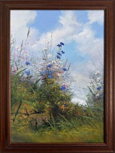 Na okraji louky VIII (50x70 cm, 61x81 cm s rmem)