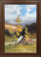 Podzimn stromy IV (40x60 cm, 51x71 cm s rmem)