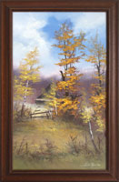 Za ohradou II (30x50 cm, 38x58 cm s rmem)