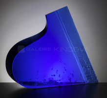 Modrý klavír (27x34x7 cm)