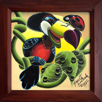Setkn s berukou II (30x30 cm, s rmem 38x38 cm)