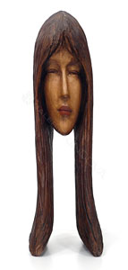 Hlava dívky III (výška 51 cm)