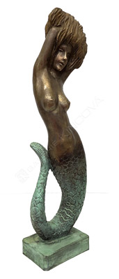 Mořská panna (bronz, výška 40 cm)