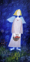 Anděl s láskou na rozdávání (17x34 cm)