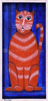 Kočka v retokrabičce (16x36cm, 18x38 cm krabička)