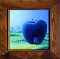 Velké prádlo u Jablíčků (30x30 cm)