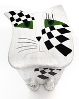  Box Kočka bílá (36x26x26 cm)