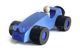 Modré autíčko (výška 10 cm, délka 27 cm)