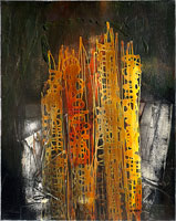 Abstrakce O (40x50 cm)