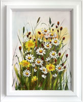 Kopretiny III (30x40 cm, 42x52 cm s rmem)