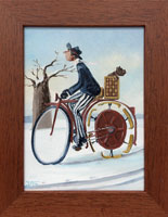 Gentleman na snenm kole (15x20 cm, 20x25 cm s rmem)