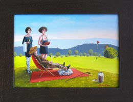 Golf je sportem gentleman (29x20 cm, s rmem 37x28 cm)