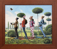 Letn lyask vprava (30x25 cm, 35x30 cm s rmem)
