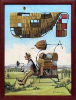 Pan cestovatel (30x40 cm, 33x43 cm s rmem)