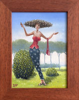 Pardnice v parku (15x20 cm, 20x25 cm s rmem)