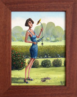 Spanil zahradnice (15x20 cm, 20x25 cm s rmem)