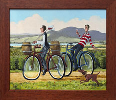 Tour De Morava s pr�vodcem (30x25 cm, 35x30 cm s r�mem)