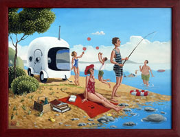 U vody (40x30 cm, 43x33 cm s rmem)