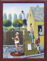 Veejn sprcha jist dmy (29x39 cm, s rmem 33x43 cm)
