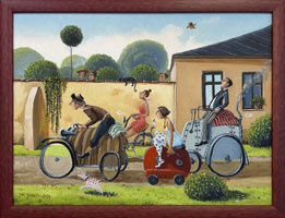Zvod domcch vehikl (40x30 cm, 45x33 cm s rmem)