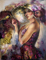 Dma v klobouku (70x90 cm)