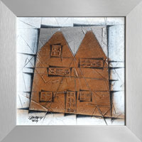 Dům č.p. 1848 (20x20 cm, s rámem 25x25 cm)