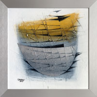 Plavba za poznáním (30x30 cm, s rámem 35x35 cm)