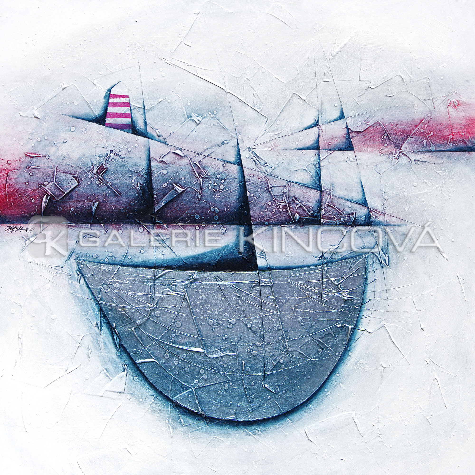 Splitská vrata (74x74 cm, s rámem 75x75 cm)