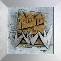 Tulipnov ulice (20x20 cm, s rmem 23x25 cm)