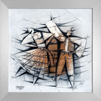 Ve vru tance (30x30 cm, s rmem 35x35 cm)