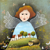 Andlsk ochrnce III (20x20 cm)
