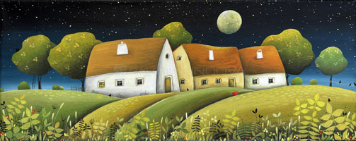 Pbhy letnch noc (50x20 cm)